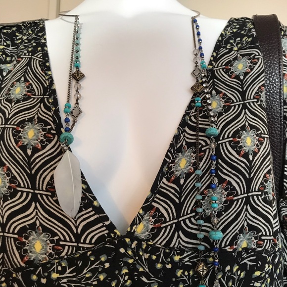 🍒NWT FREE PEOPLE-Rolling Hills Printed Tunic - Picture 3 of 4